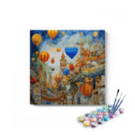 Hot Air Balloon Festival Paint by Numbers Kit