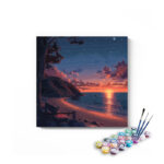 Tranquil Sunset Beach Paint by Numbers Kit