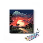 Sunset Glow Pathway Paint by Numbers Kit