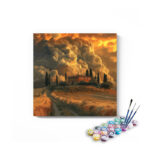 Golden Horizon Villa Paint by Numbers Kit