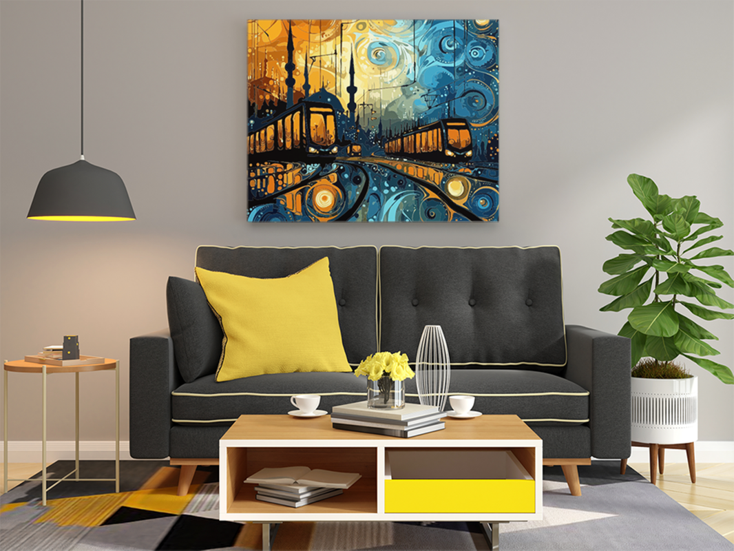 Urban Nightscape Paint by Numbers Kit - Image 2