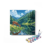 Tranquil Forest Fawn Paint by Numbers Kit