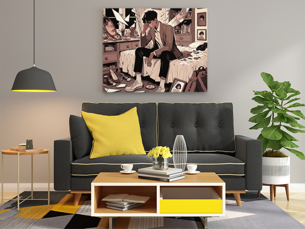 Emotional Reflection Paint by Numbers Kit - Image 2