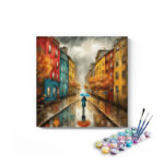 Rainy Day Walk Paint by Numbers Kit
