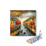 Autumn Canal Serenity Paint by Numbers Kit