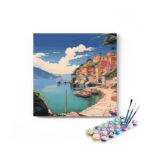 Vibrant Coastal Escape Paint by Number Kit