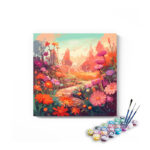 Captivating Floral Pathway Paint by Number Kit