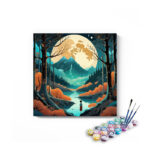 Enchanted Moonlit Landscape Paint by Number Kit