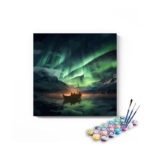 Embrace Nature's Wonders with Northern Lights Paint by Number Kit