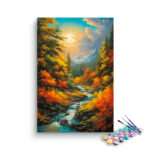 Captivating Autumn Landscape Paint by Numbers Kit