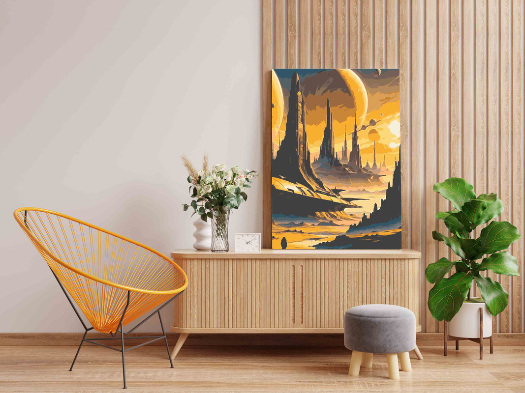 Cosmic Dreams Paint by Number Kit - Image 2