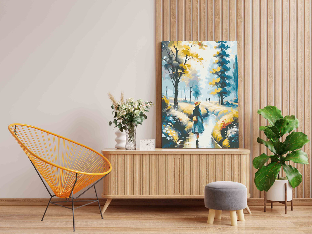 Serene Nature Walk Paint by Number Kit - Image 2