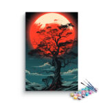 Majestic Sunset Tree Paint by Number Kit
