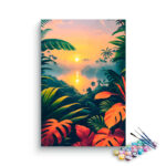 Captivating Sunset Paradise Paint by Number Kit