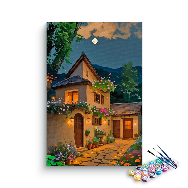 Captivating Sunset Paradise Paint by Number Kit - Image 2