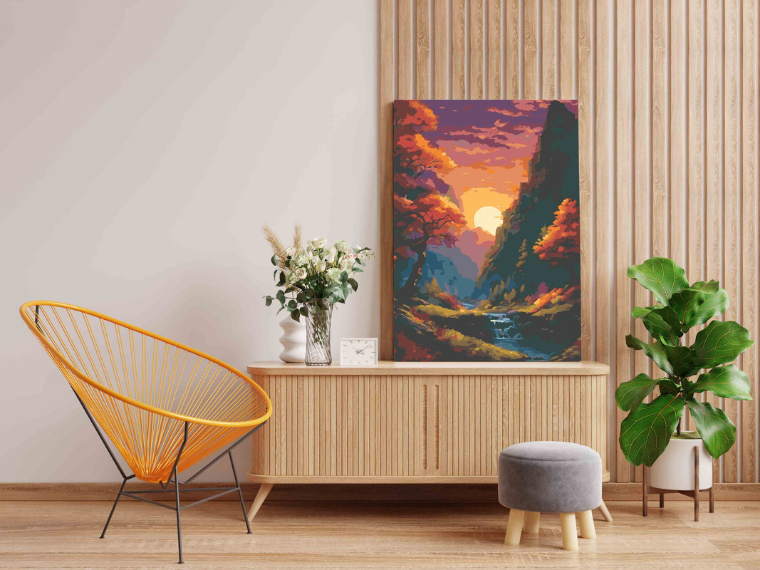 Sunset Serenity Paint by Number Set - Image 2