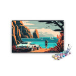 Coastal Adventure Paint by Number Kit