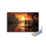 Captivating Sunset Romance Paint by Number Kit