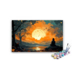 Serene Sunset Reflection Paint by Number Kit