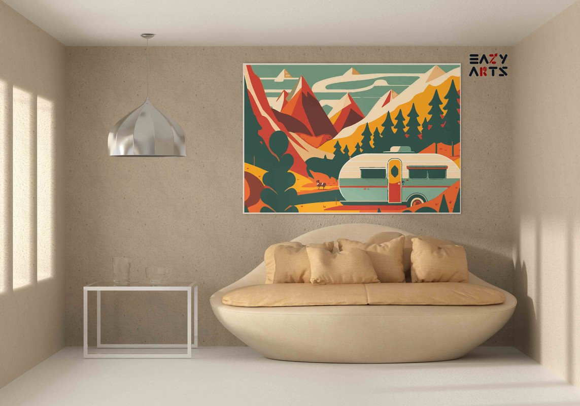 Cozy Campground Delight Paint by Number - Image 2