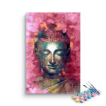Lord Buddha Pink Paint By Numbers kit