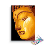 Lord Buddha Closeup Paint By Numbers kit