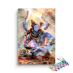 Lord Shiva Sitting Paint By Numbers kit