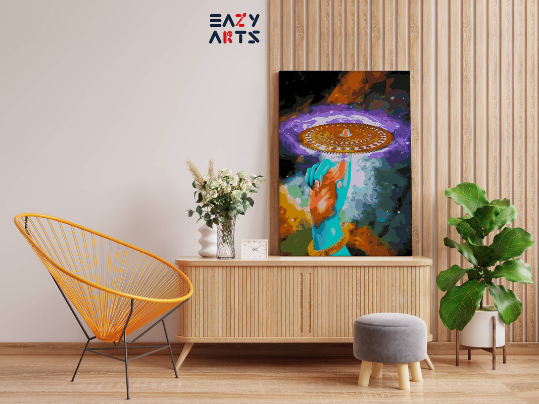 Sudarshan Chakra Paint By Numbers kit - Image 2