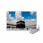 Sacred Pilgrimage: The Kaaba at Mecca Paint by Numbers Kit