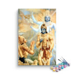 Divine Revelation: Krishna and Arjuna in the Bhagavad Gita Paint by Numbers Kit