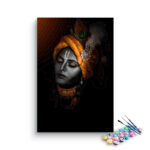 Serene Divinity: Meditative Krishna Paint by Numbers Kit
