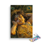 Baby Krishna in Serene Rest Paint by Numbers Kit