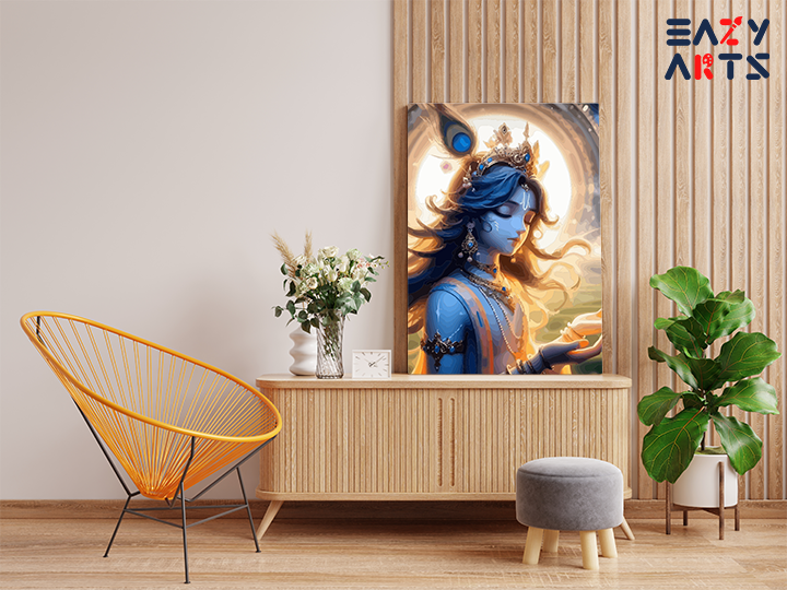 Krishna in Meditation Paint by Numbers Kit - Image 2
