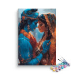 Eternal Love: Radha Krishna Paint by Numbers Kit
