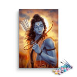 Warrior of Virtue: Lord Ram Paint by Numbers Kit