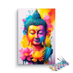Vibrant Enlightenment: Buddha Paint by Numbers Kit