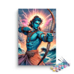 Divine Warrior: Lord Rama Paint by Numbers Kit