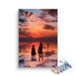 Shiva and Parvati at Twilight Paint by Numbers Kit