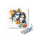 Eternal Love: Radha Krishna Paint by Numbers Kit