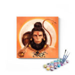 Valor and Devotion: Lord Hanuman Paint by Numbers Kit
