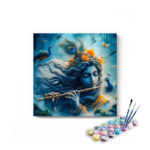 Mystical Krishna with Flute Paint by Numbers Kit