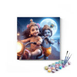 Balaram and Krishna: Joyful Adventure Paint by Numbers Kit