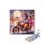 Bal Krishna and Radha's Joyride Paint by Numbers Kit