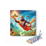 Mighty Hanuman: The Savior of Sanjeevani Mountain - Paint by Numbers Kit