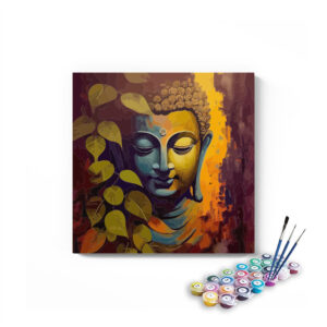 Tranquil Buddha: Serenity Under the Bodhi Tree - Paint by Numbers Kit