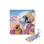 Victory Call: Lord Krishna with Shankh - Paint by Numbers Kit