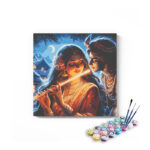 Divine Melody: Radha and Krishna - Paint by Numbers Kit