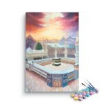 Sacred Journey: The Kaaba at Mecca - Paint by Numbers Kit