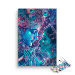 Eternal Bond: Krishna and Radha - Paint by Numbers Kit