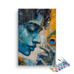 Serene Contemplation: Krishna's Divine Presence - Paint by Numbers Kit